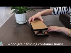फोल्डेबल मॉड्यूलर प्रीफैब्रिकेटेड ऑफिस प्रीफैब कंटेनर हाउस
