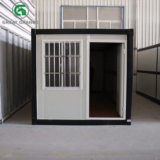 छोटा छोटा ऑफिस हाउस मॉड्यूलर फोल्डिंग कंटेनर हाउस अनुकूलित रंग